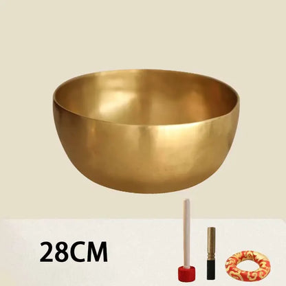 Bol de chant tibétain à la main du Népal - Copper Sound Healing Instrument pour le yoga, la méditation et la massothérapie