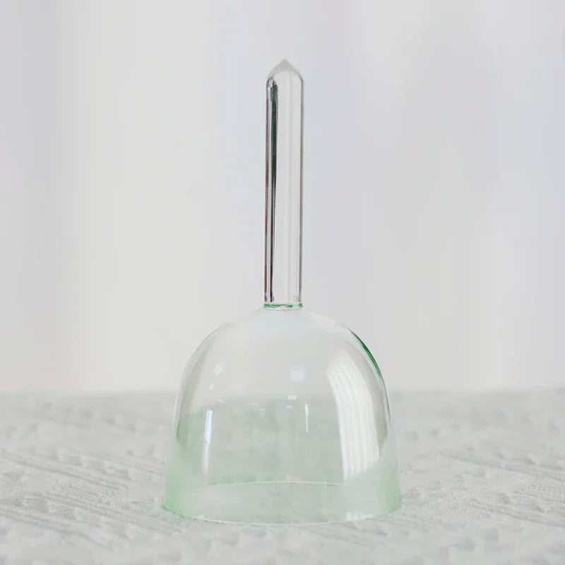 Fay Bless Handheld Colorful Crystal Singing Bowl – Clear Quartz for Meditation, Yoga & Chakra Sound Healing