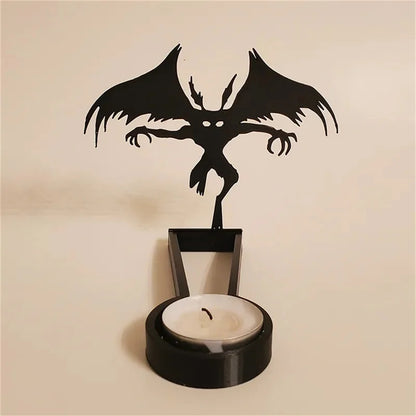 Headless Horseman Shadow Caster Novelty Terror Candle Holder Shadow Projectors Indoor Halloween Decoration