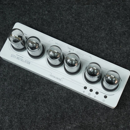 WiFi Nixie Tube Alarm Clock - RGB Smart LED Clock with DIY Photo Display for Game Room Decor