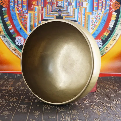 Bol de chant tibétain à la main du Népal - Copper Sound Healing Instrument pour le yoga, la méditation et la massothérapie