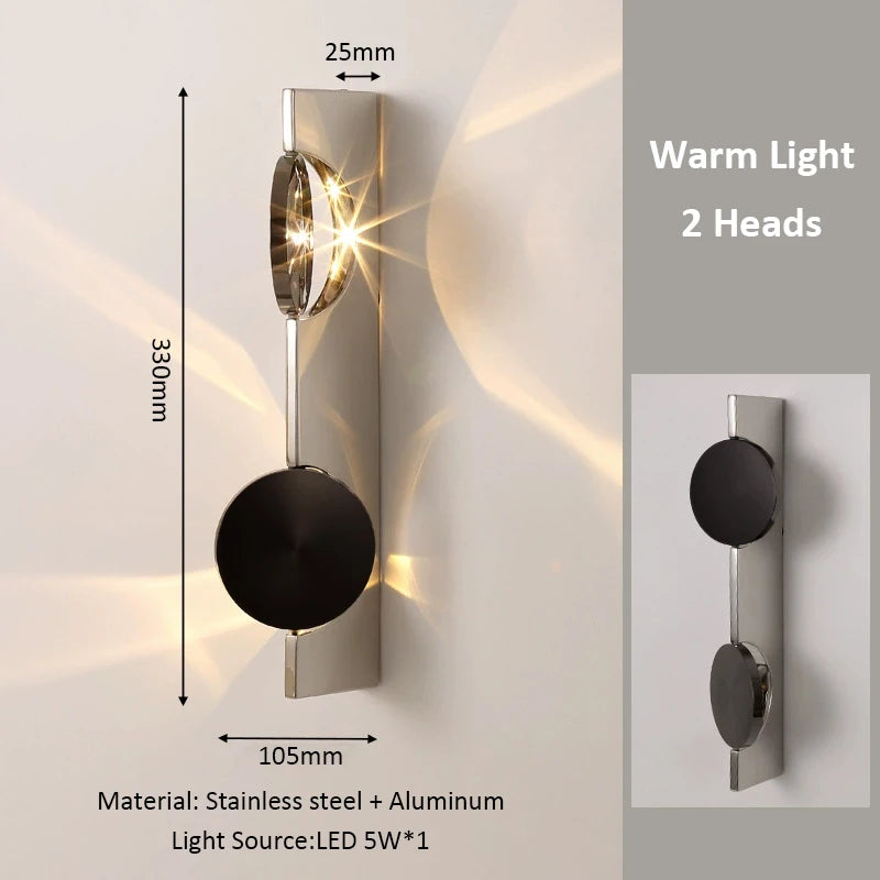 Artistic Corrugated Wall Lamp - LED Living Room Background Light for Home Porch & Corridor Wall Sconce Creative Lighting