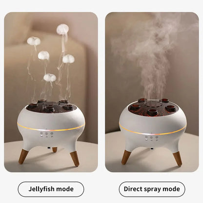 250ml Air Humidifier Dynamic Volcanic Essential Oil Diffuser Remote Control Bedroom Humidifier With 7 Colorful Night Lights