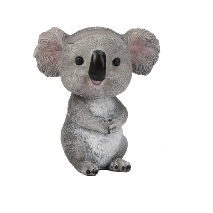 Cute Koala Animal Eyeglass Holder - Funny Resin Sunglass Display Stand for Home & Office Decor