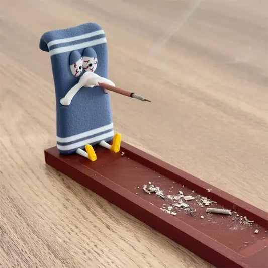 Towelie Servietsky Incense Holder Creative Nostril Crafts Decoration Incense Holder Office Tea Ceremony Home Decoration