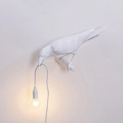 Modern Lucky Bird Table Lamp Bedroom Bedside Living Room Table Lights Creative Resin Animal Lively Home Decor Lighting Fixture