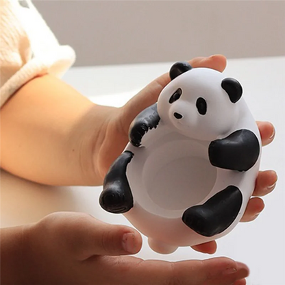 Tea Light Candle Holder, Adorable Panda Candle Holder Ring Holder Jewelry Tray Decorative Stand For Office Table Home 7X10cmab13
