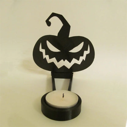 Headless Horseman Shadow Caster Novelty Terror Candle Holder Shadow Projectors Indoor Halloween Decoration