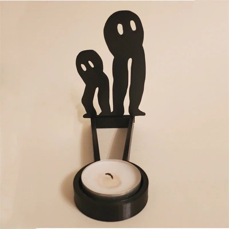 Headless Horseman Shadow Caster Novelty Terror Candle Holder Shadow Projectors Indoor Halloween Decoration