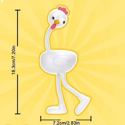 3 Lighting Modes Funny Chicken Night Light Eye Protection Rechargeable Bedside Decor Light Soft Light Cute Cartoon