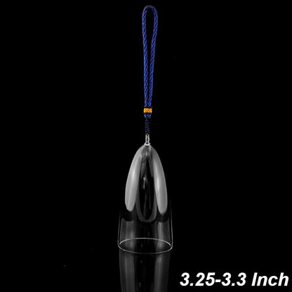 Fay segne farbenfrohe Kristall Gesangsschüssel für Yoga, Meditation & Soundheilung - 7 Noten C bis B - Clear Quartz Bell Instrument