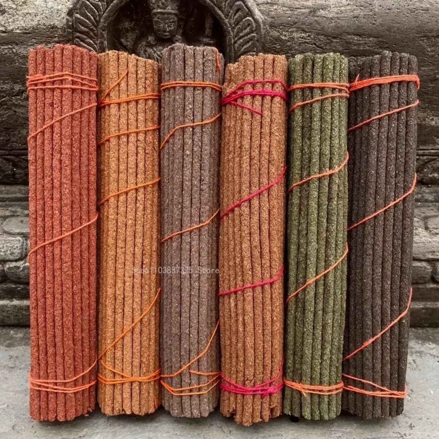 Fay bendiga nepal puro tibetano tibetano palos de incienso - palos de joss tradicionales para la meditación y relajación
