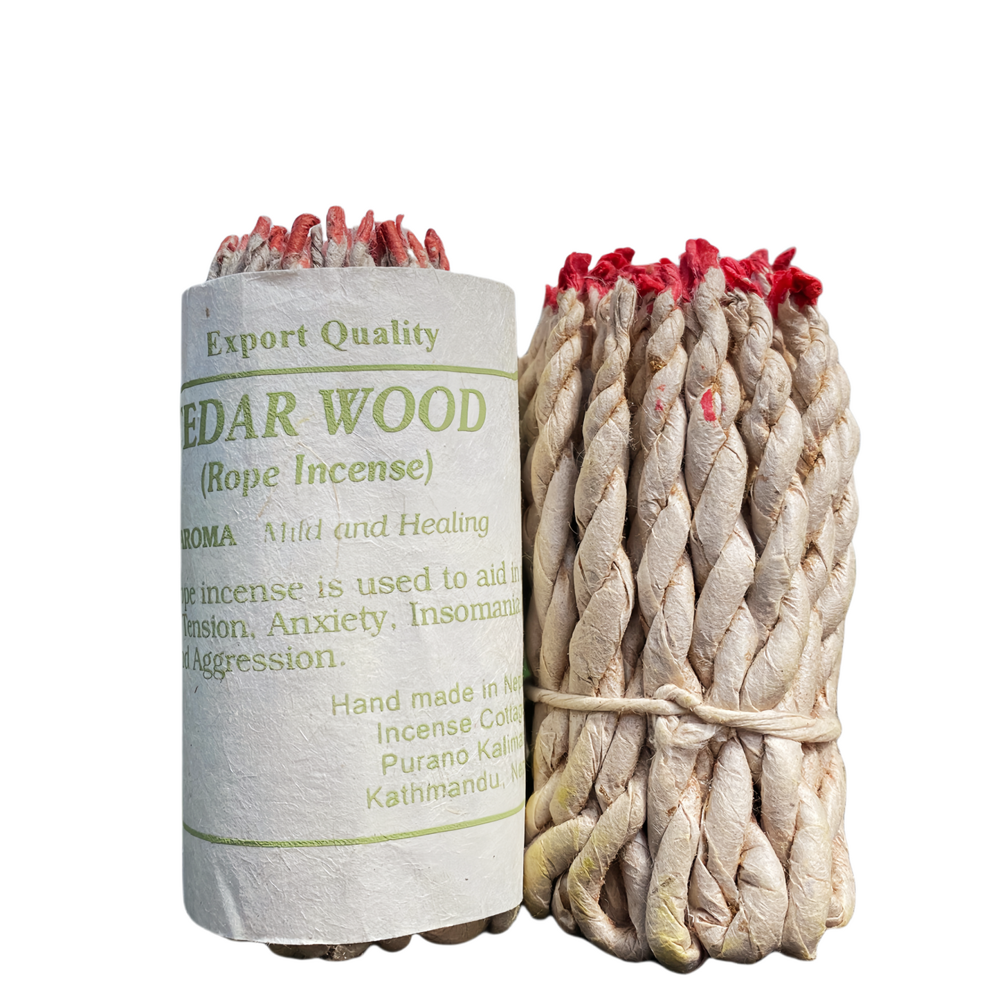 Fay Bless Handmade Rope Incense – 2 Bundles of Natural Himalayan Aromatherapy from Nepal