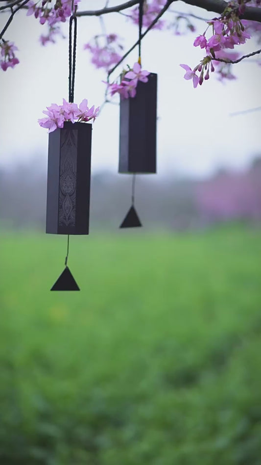 Fay segne DM Metall Wind Chimes - handgeschnittene Gartenwindglocke für Meditation und Entspannung